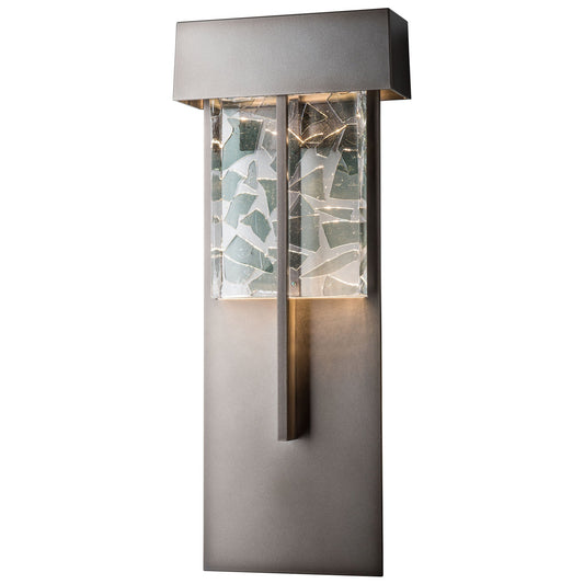 Shard XL LED Outdoor Wall Sconce - Coastal Dark Smoke Finish