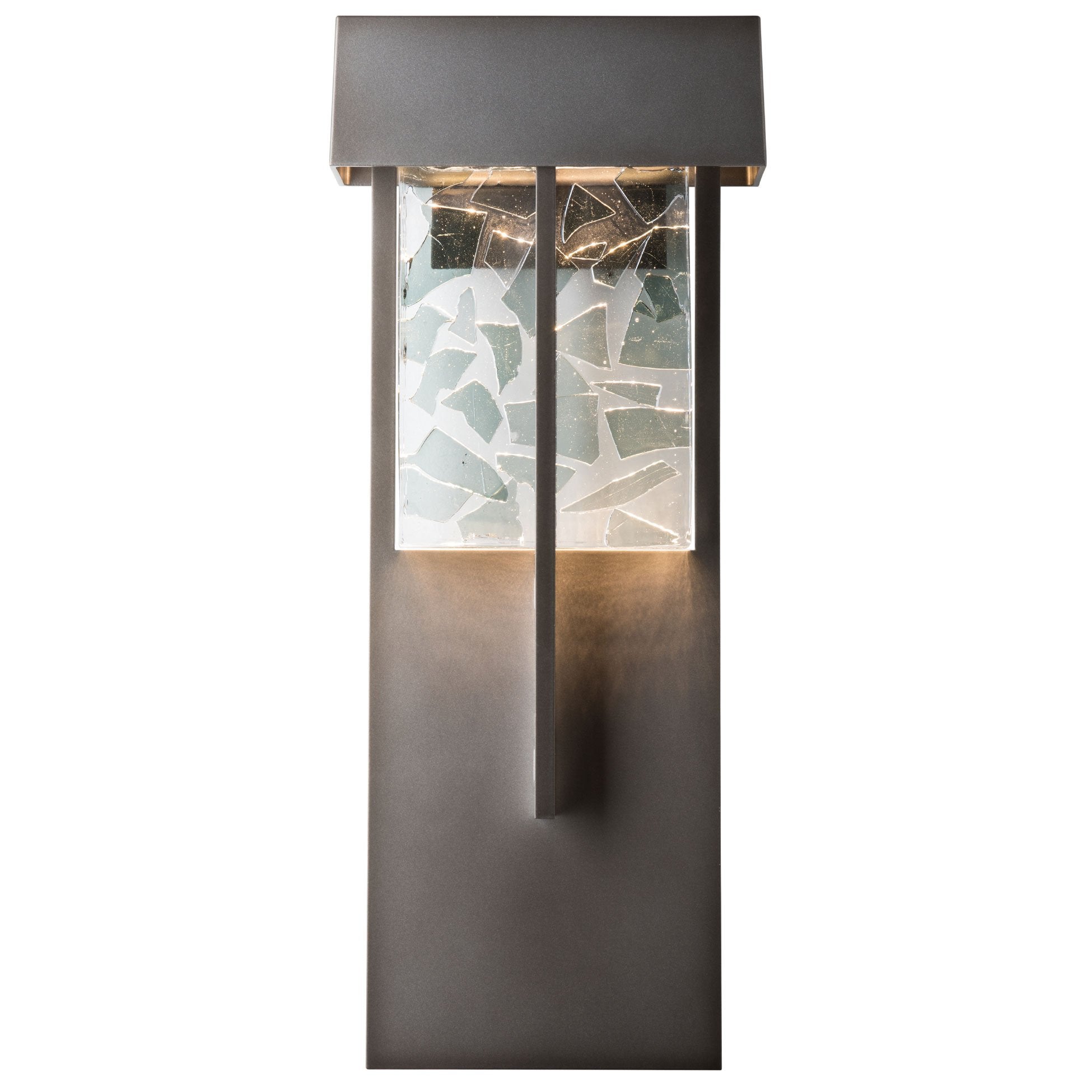 Shard XL LED Outdoor Wall Sconce - Coastal Dark Smoke Finish