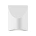 Shear Outdoor LED Wall Sconce - White