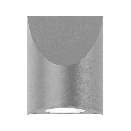 Shear Outdoor LED Wall Sconce  - Gray