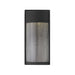 Shelter Half-Round LED Outdoor Wall Sconce - Black