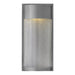 Shelter Half-Round LED Outdoor Wall Sconce - Hematite