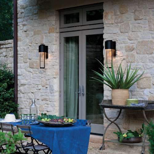 Shelter LED Outdoor Wall Sconce - Display