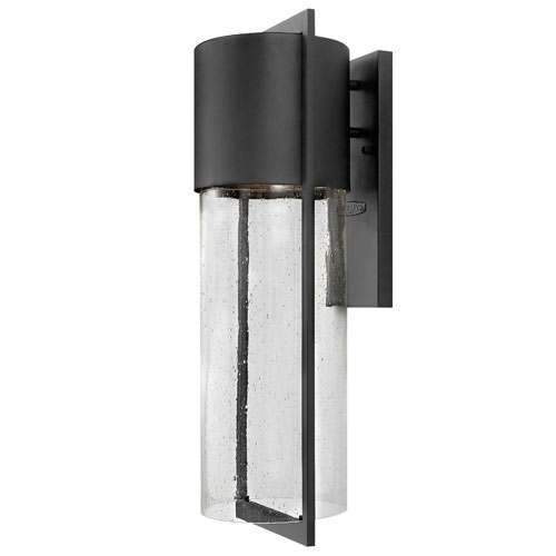 Shelter Outdoor Large Wall Sconce - Black