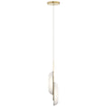 Load image into Gallery viewer, Shima LED Pendant - Champagne Gold Finish
