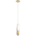 Load image into Gallery viewer, Shima LED Pendant - Champagne Gold Finish
