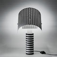 Load image into Gallery viewer, Shogun Table Lamp - Black/White Finish
