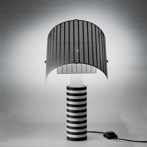 Shogun Table Lamp - Black/White Finish