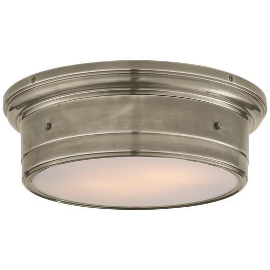 Siena Large Flush Mount - Antique Nickel Finish
