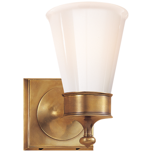 Siena Single Sconce - Hand-Rubbed Antique Brass Finish