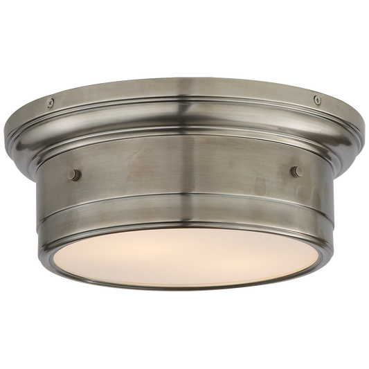 Siena Small Flush Mount - Antique Nickel Finish