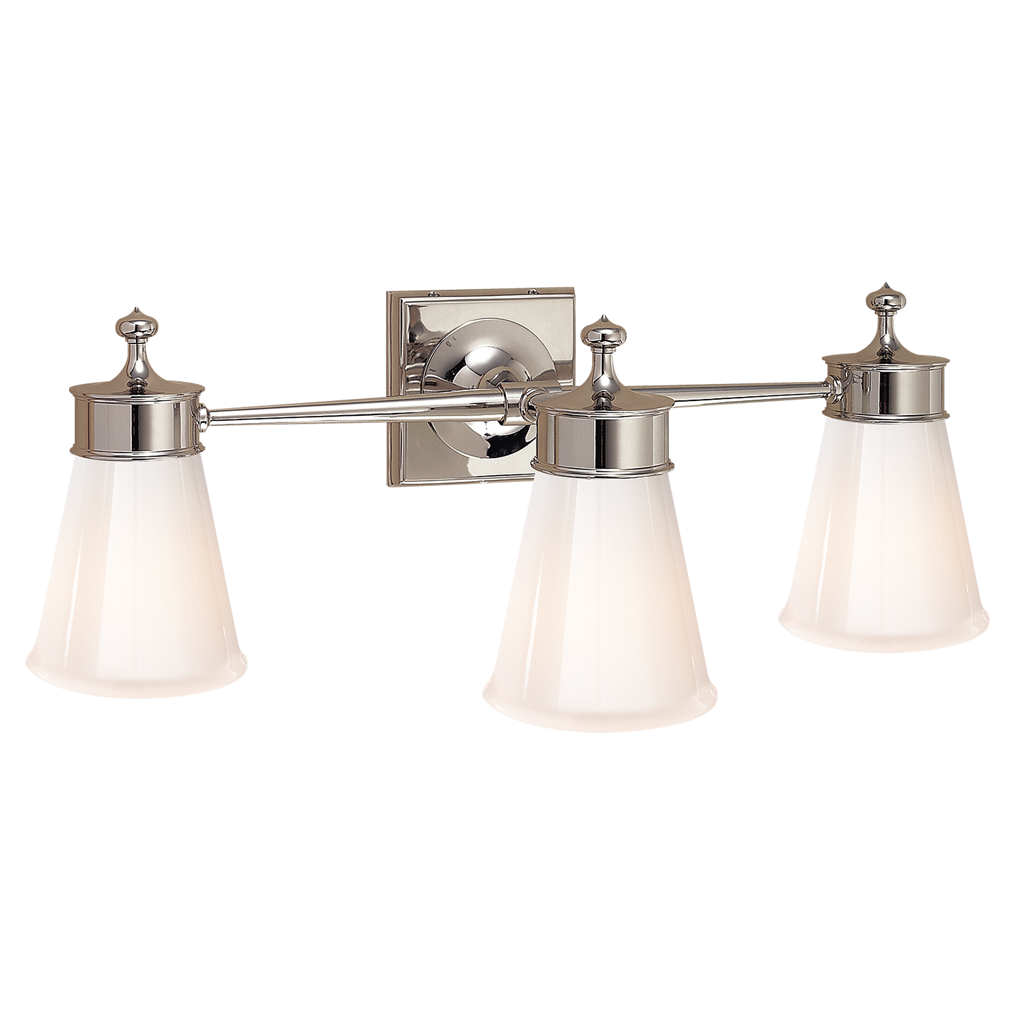 Siena Triple Sconce - Polished Nickel Finish