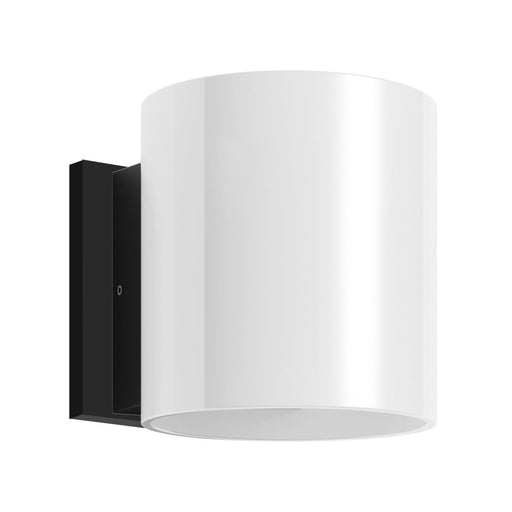 Signal LED Outdoor Wall Sconce - Frosted/Black Finish
