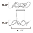 Load image into Gallery viewer, Signature LED Linear Suspension - Diagram
