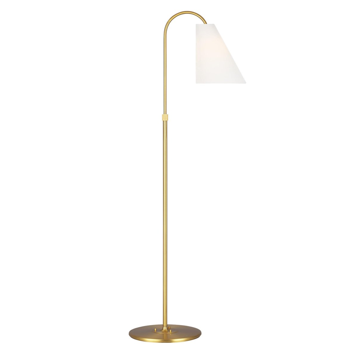 Signoret Task Floor Lamp - Burnished Brass Finish