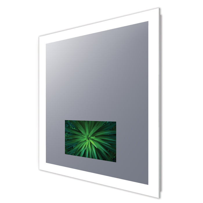 Silhouette Lighted Mirror with TV