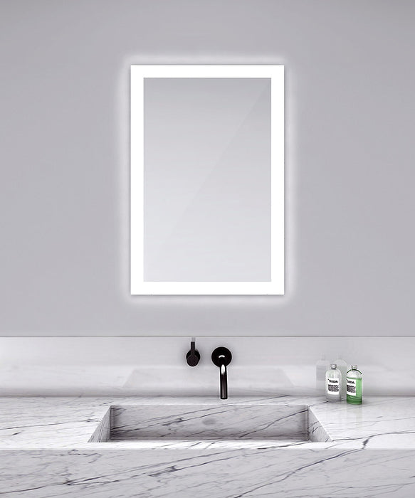 Silhouette 24" Rectangle Lighted Mirror