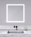 Silhouette 36" Square Lighted Mirror