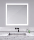 Load image into Gallery viewer, Silhouette 42" Square Lighted Mirror 
