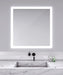 Silhouette 42" Square Lighted Mirror 