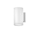 Silo Outdoor Downlight Wall Sconce - Satin White Finish