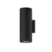 Silo Outdoor Wall Sconce - Black Finish