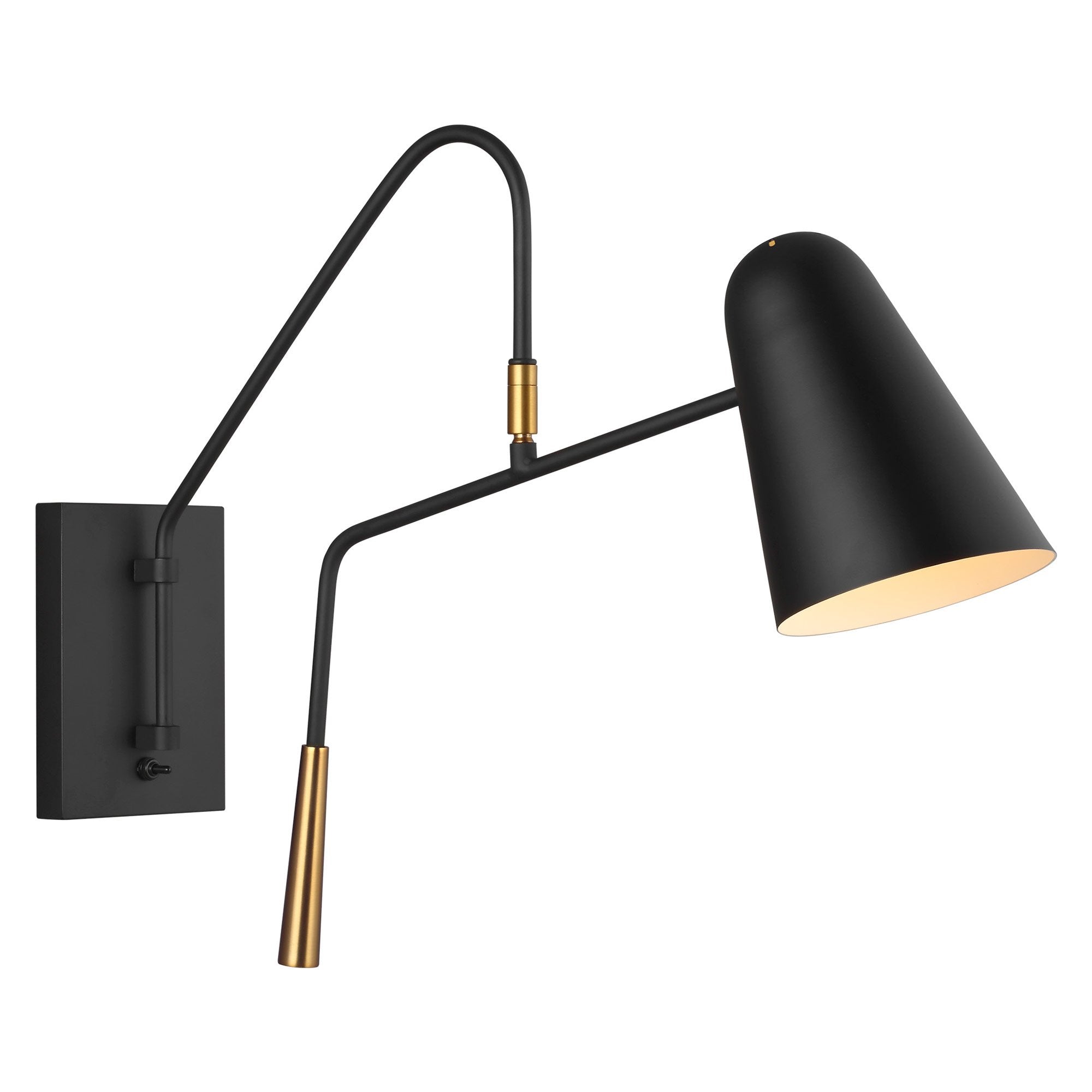 Simon Wall Sconce - Midnight Black Finish