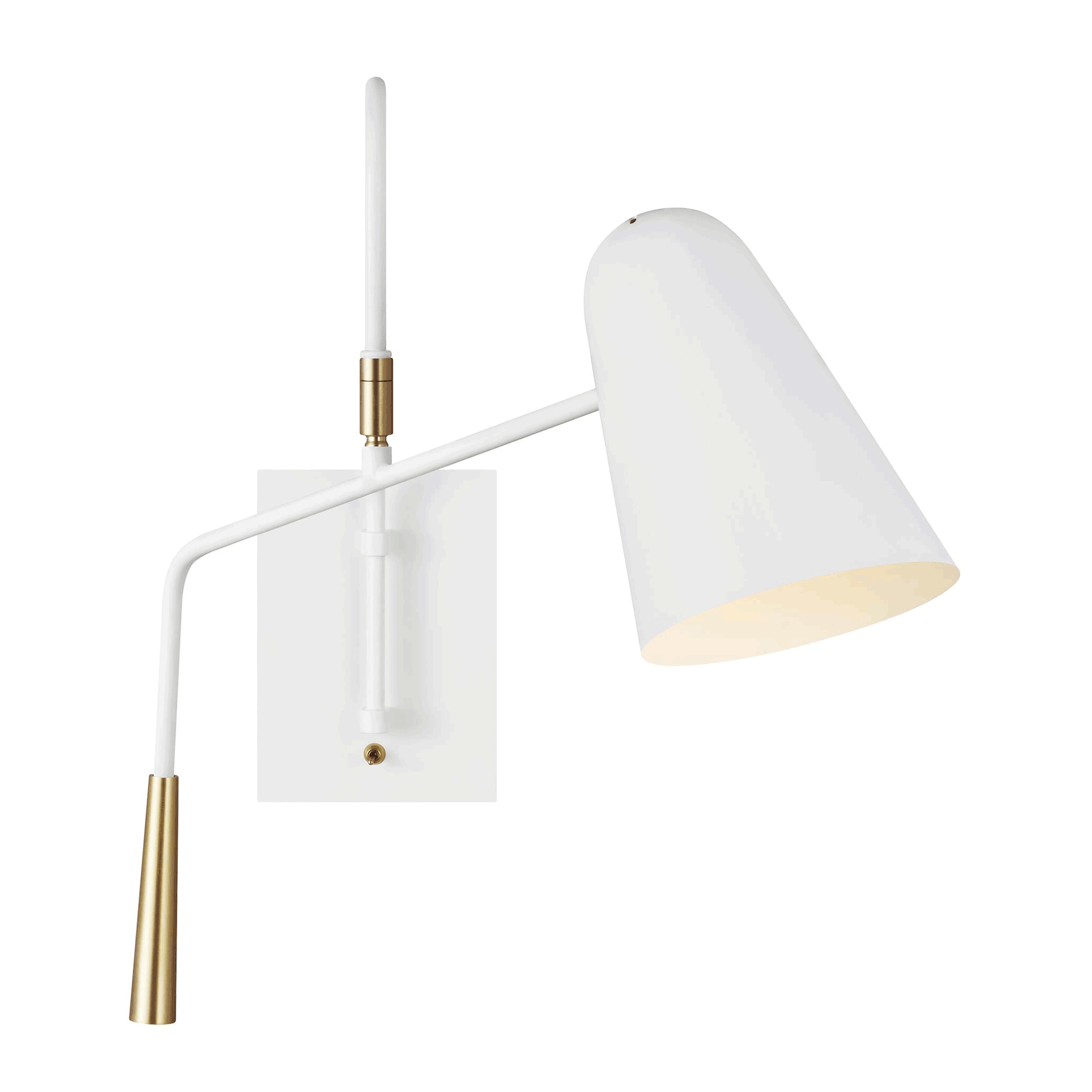 Simon Wall Sconce - Matte White Finish