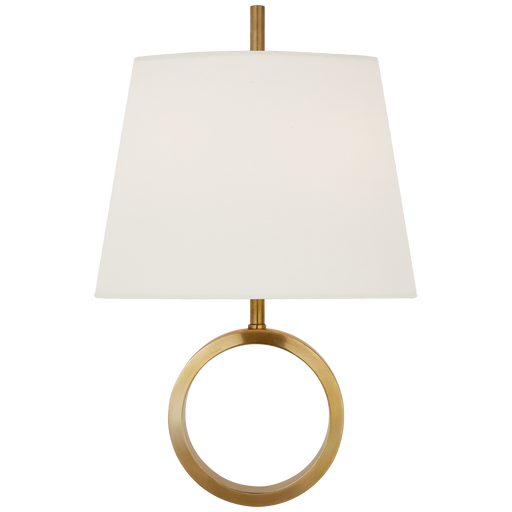 Simone Small Sconce - Hand Rubbed Antique Brass