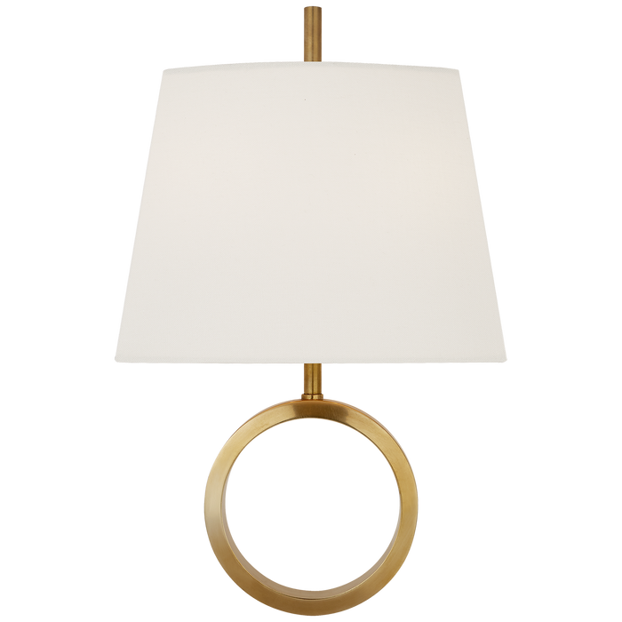 Simone Small Sconce - Hand Rubbed Antique Brass