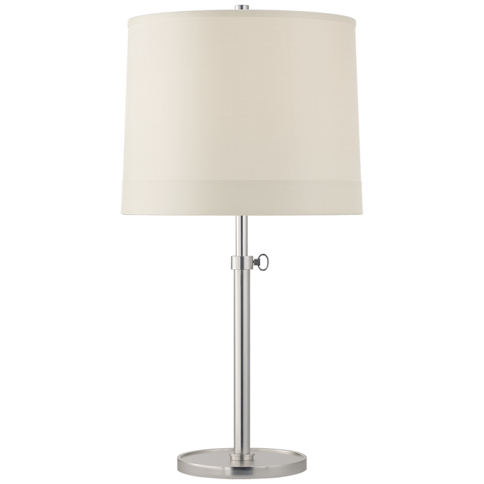 Simple Adjustable Table Lamp Soft Silver
