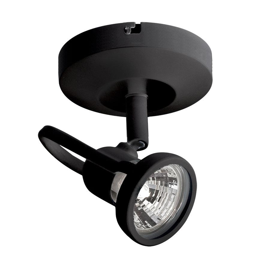 Single Spotlight - Black Finish