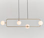 Sircle Linear Suspension - Champagne Gold Finish