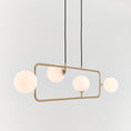 Load image into Gallery viewer, Sircle Linear Suspension - Champagne Gold Finish
