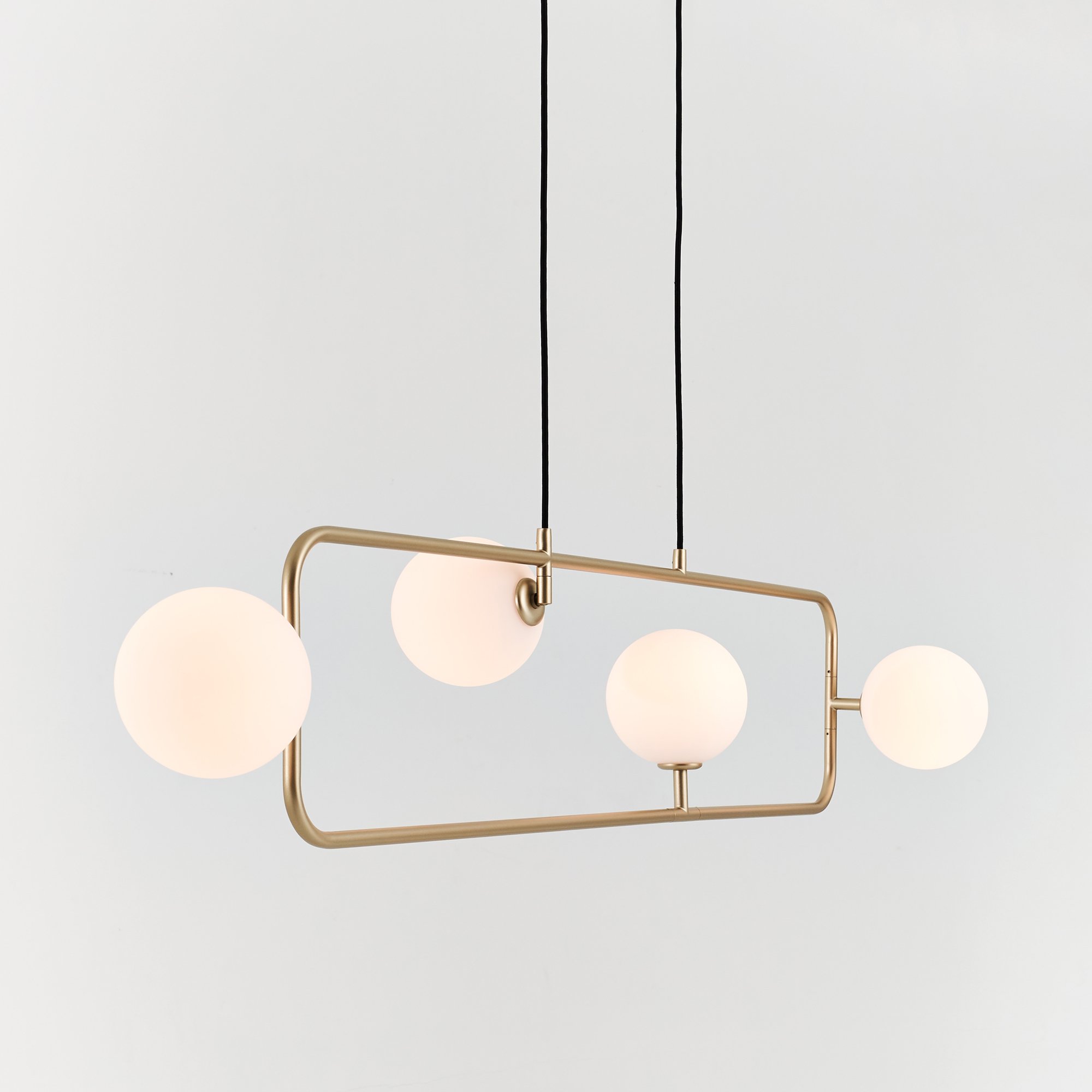 Sircle Linear Suspension - Champagne Gold Finish