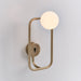 Sircle Wall Sconce - Champagne Gold Finish