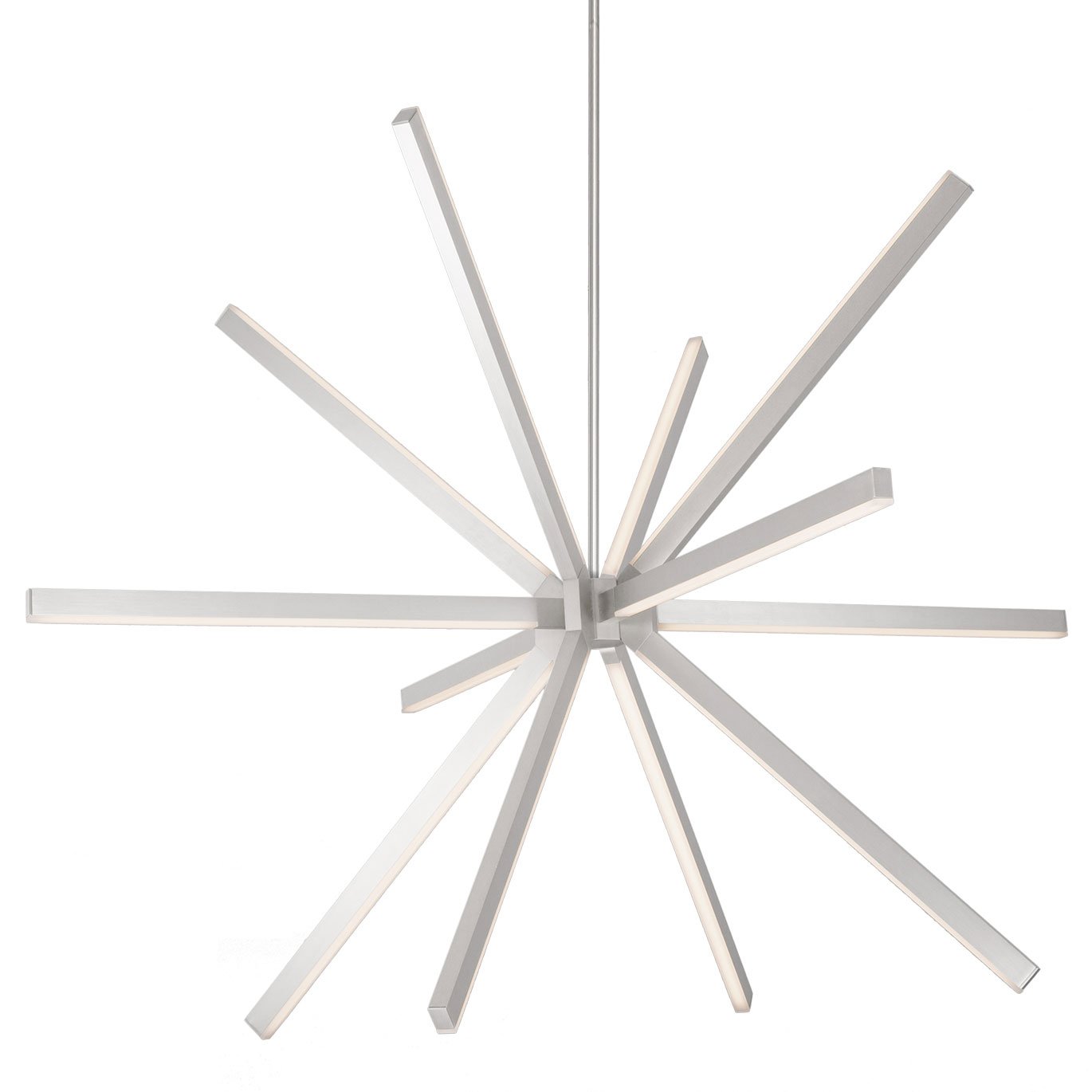 Sirius LED Chandelier - Brushed Nickel Finish