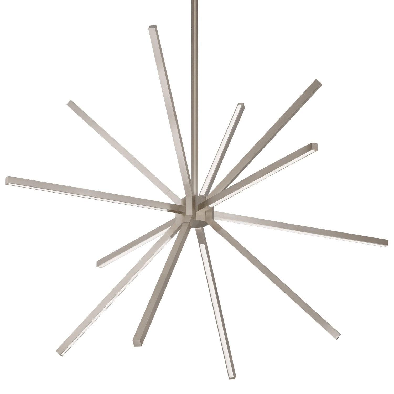 Sirius Minor Large LED Chandelier - Brushed Nickel Finish