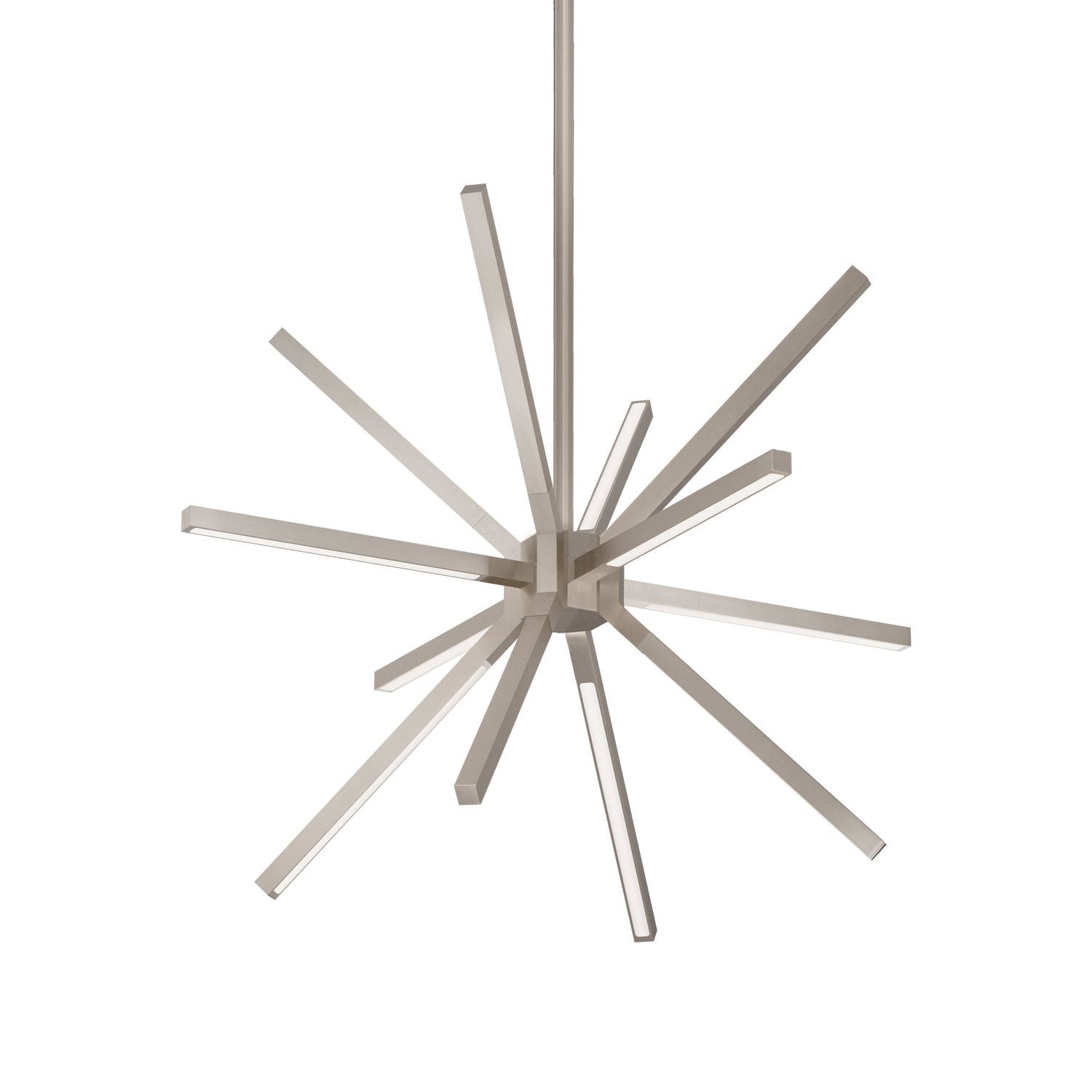 Sirius Minor Small LED Chandelier - Brushed Nickel Finish