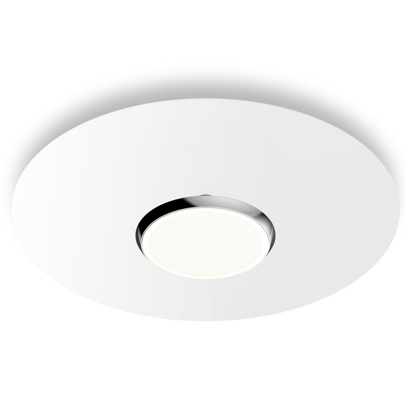 Sky Dome 18" Metal LED Wall / Flush Mount - White Finish