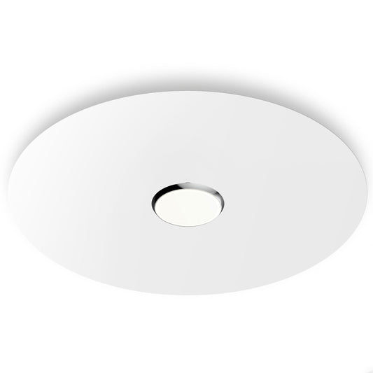 Sky Dome 32" Metal LED Wall / Flush Mount - White Finish