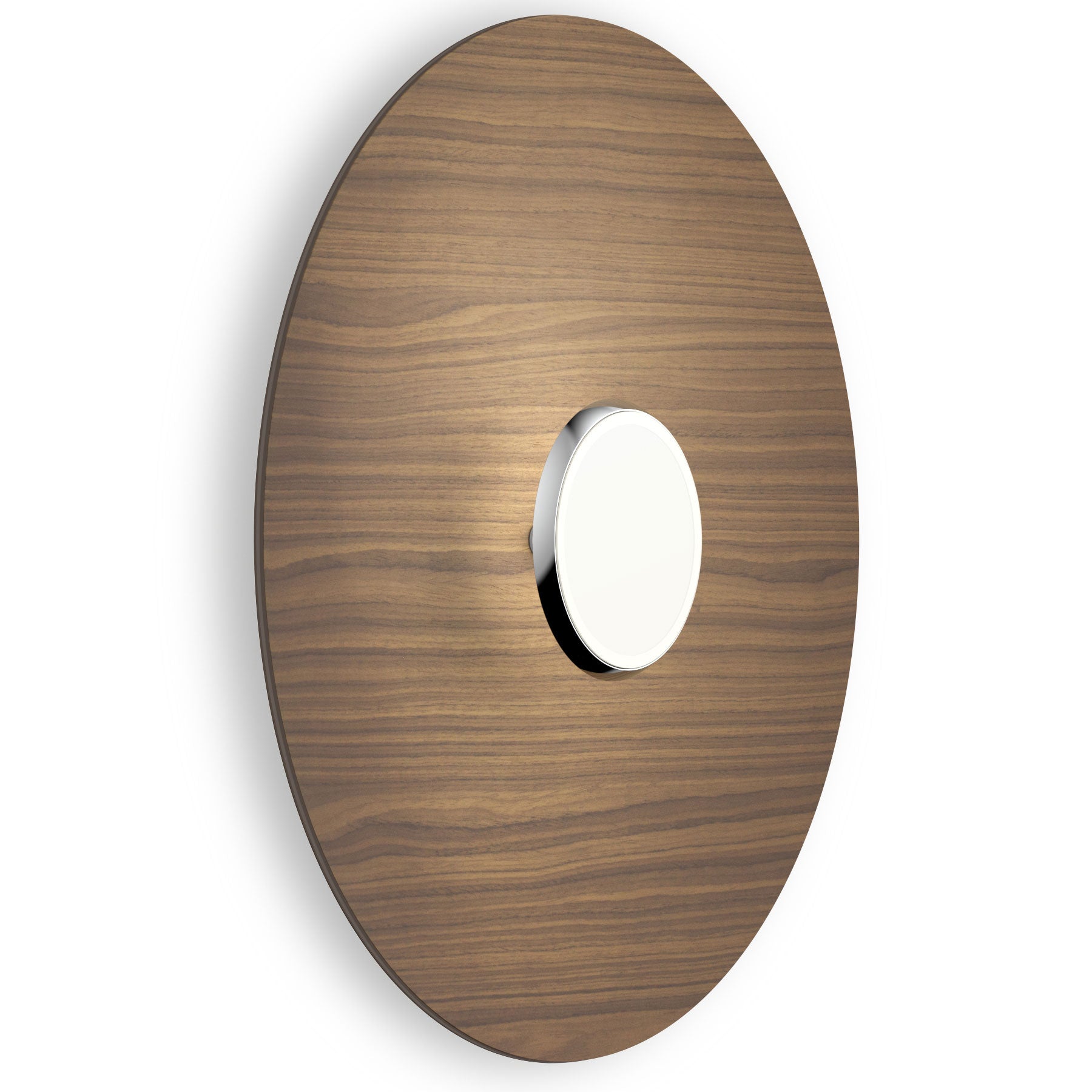 Sky Dome 24" Wood LED Wall / Flush Mount - Walnut