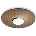 Load image into Gallery viewer, Sky Dome 18" Wood LED Wall / Flush Mount - Walnut
