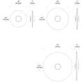 Load image into Gallery viewer, Sky Dome Metal LED Wall / Flush Mount - Diagram
