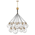 Load image into Gallery viewer, Skye 18-Light Cluster Chandelier - Heritage Brass Finish
