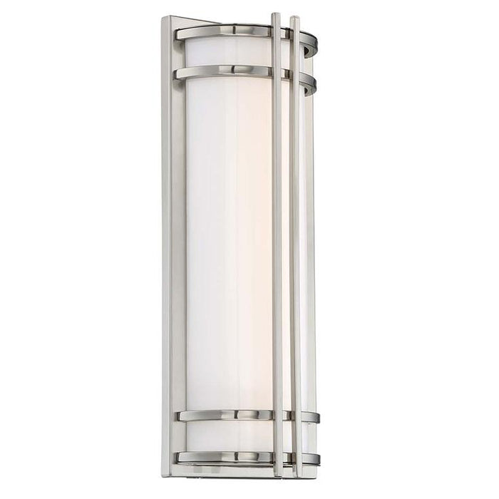 Skyscraper 18" LED Outdoor Wall Light - Stainless Steel Finish