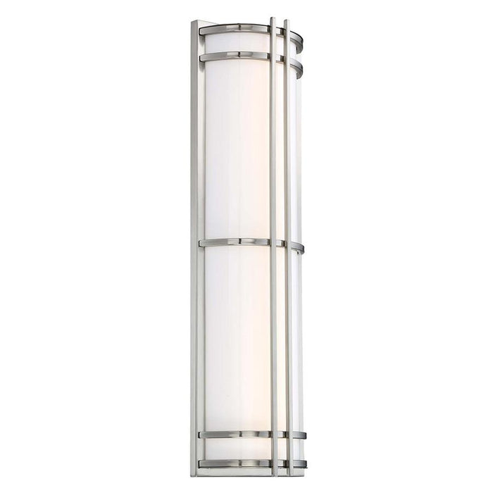 Skyscraper 27" LED Outdoor Wall Light - Stainless Steel Finish
