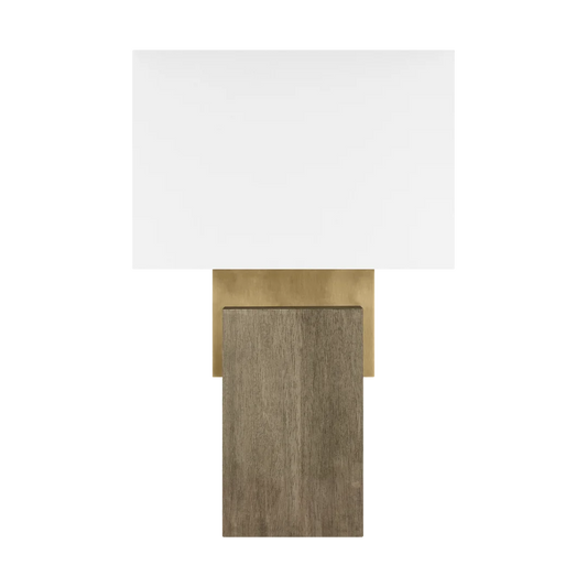 Slab Table Lamp - Natural Brass