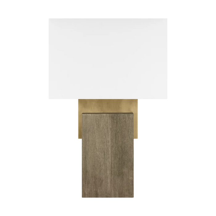 Slab Table Lamp - Natural Brass