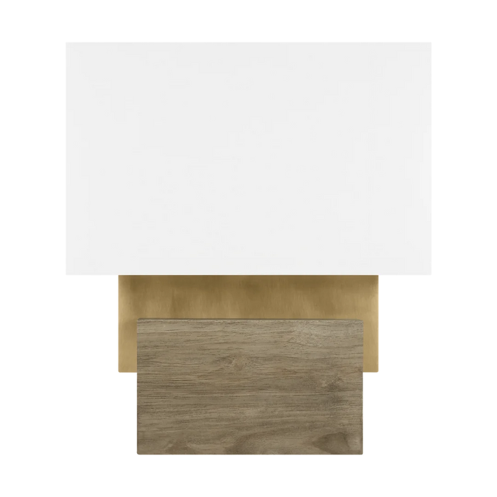 Slab Table Lamp - Natural Brass